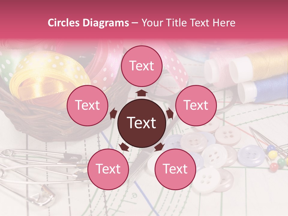 Sharp Homemade Threads PowerPoint Template