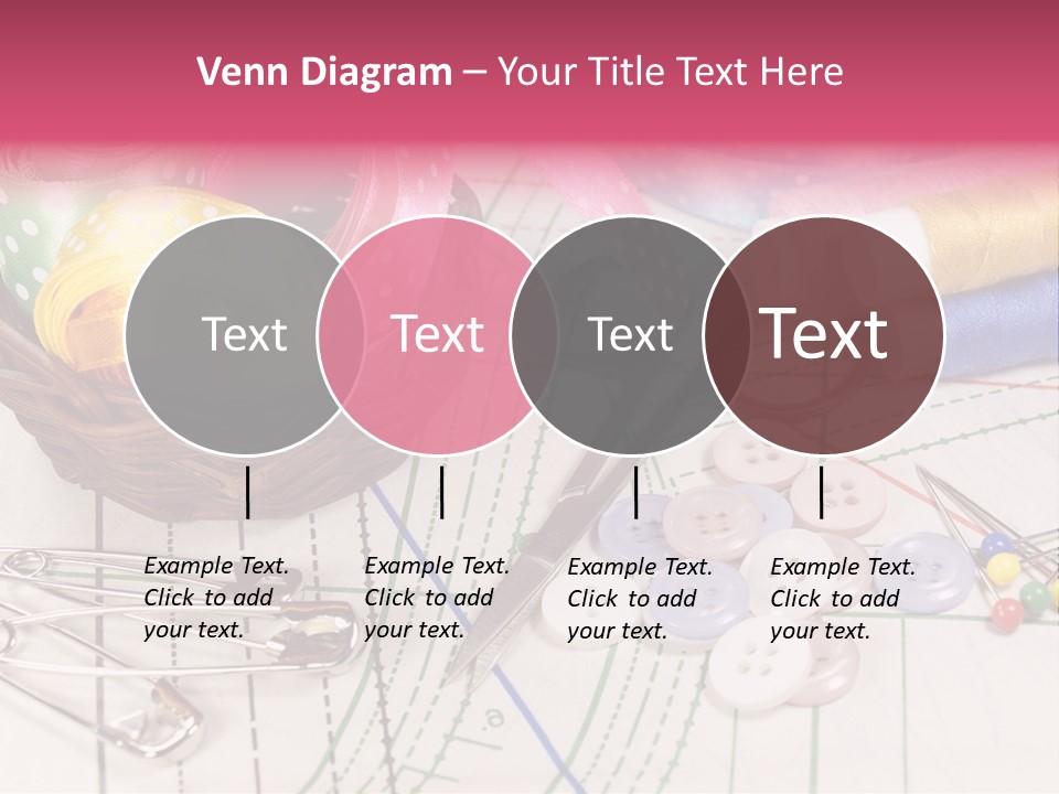 Sharp Homemade Threads PowerPoint Template
