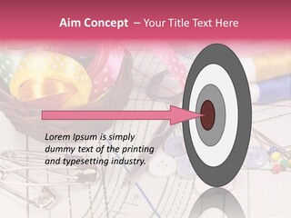 Sharp Homemade Threads PowerPoint Template