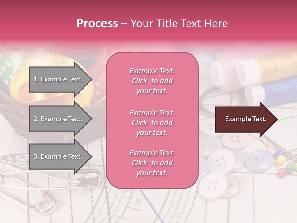 Sharp Homemade Threads PowerPoint Template