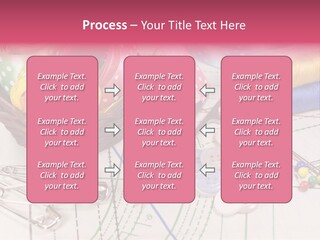 Sharp Homemade Threads PowerPoint Template