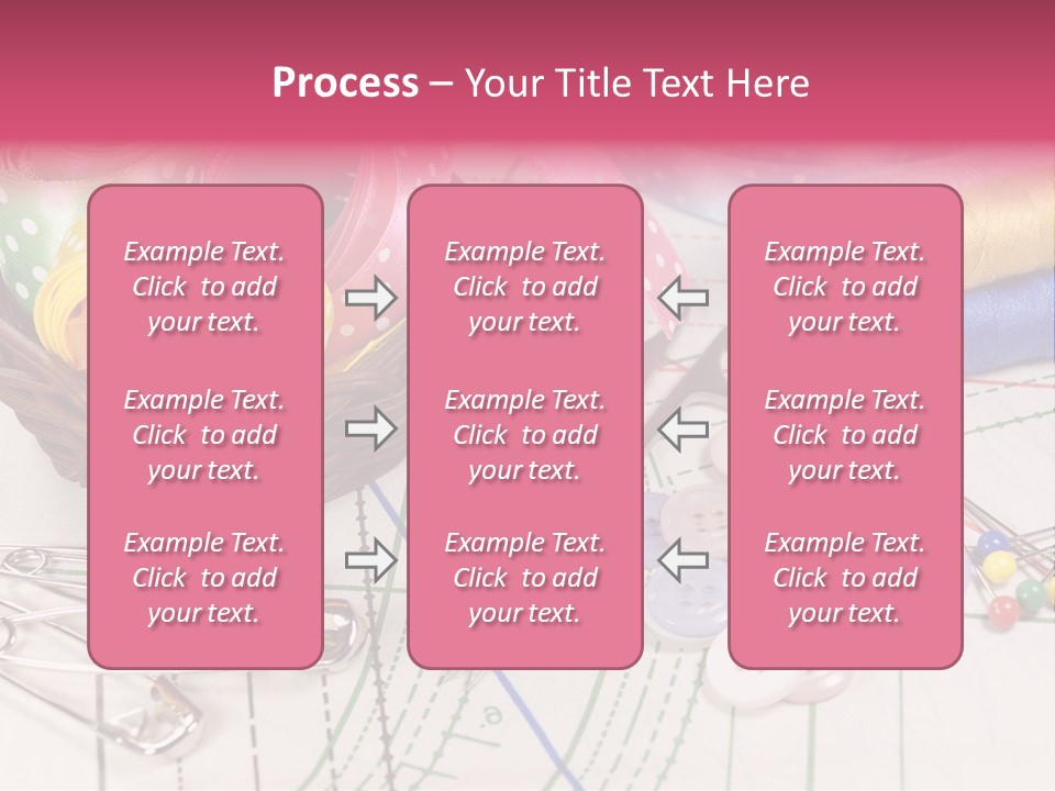 Sharp Homemade Threads PowerPoint Template