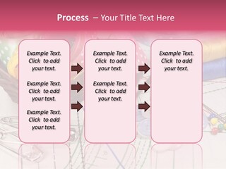 Sharp Homemade Threads PowerPoint Template