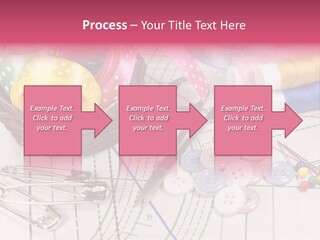 Sharp Homemade Threads PowerPoint Template