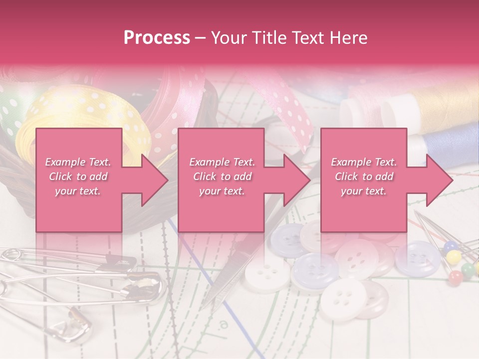 Sharp Homemade Threads PowerPoint Template