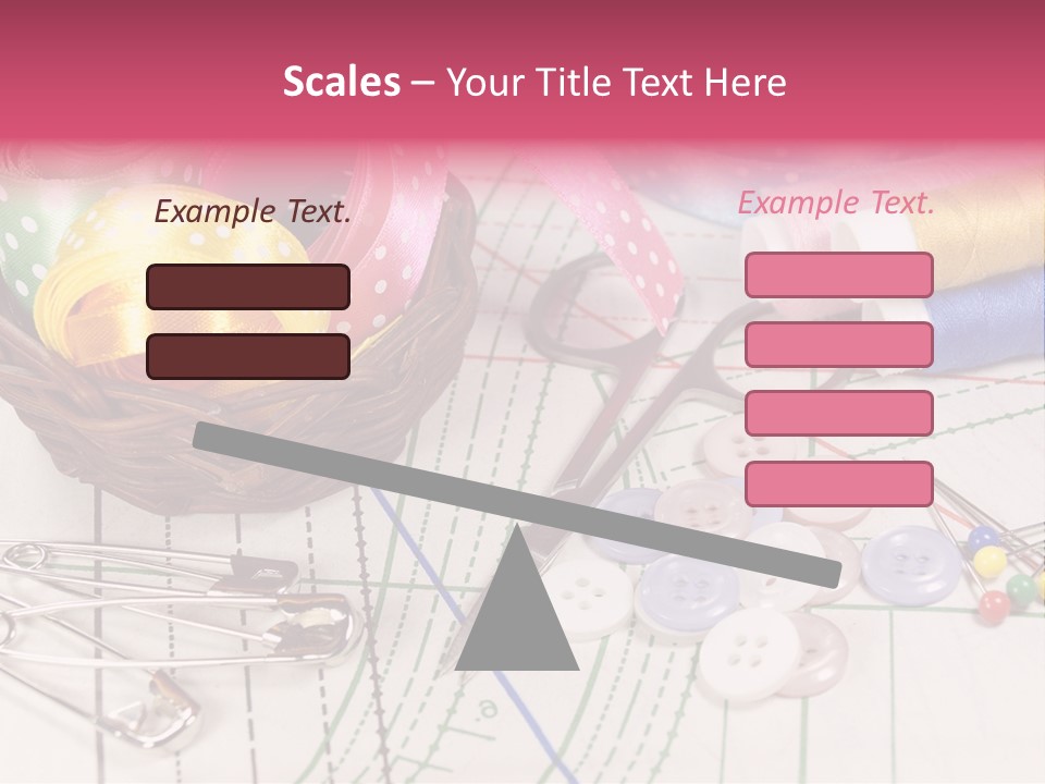 Sharp Homemade Threads PowerPoint Template