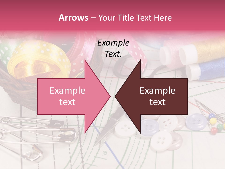 Sharp Homemade Threads PowerPoint Template