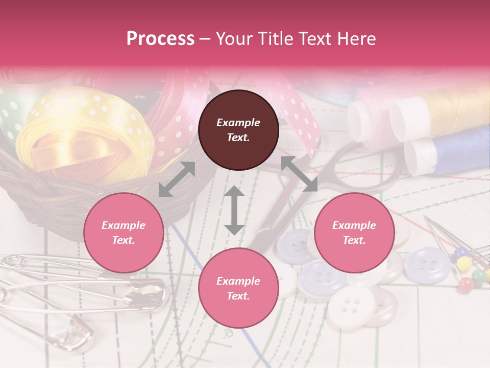 Sharp Homemade Threads PowerPoint Template