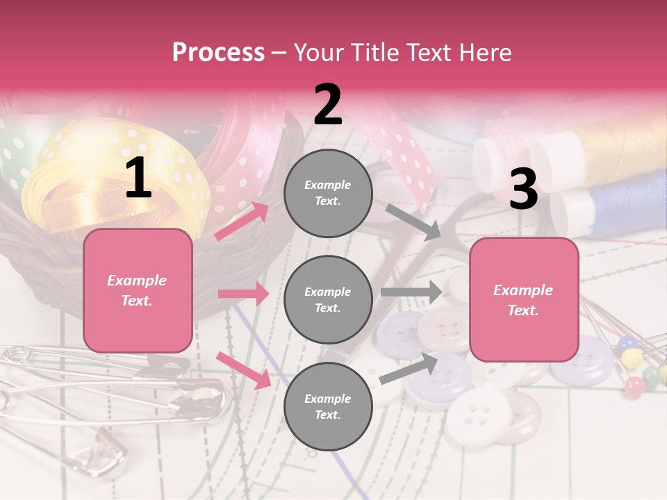 Sharp Homemade Threads PowerPoint Template