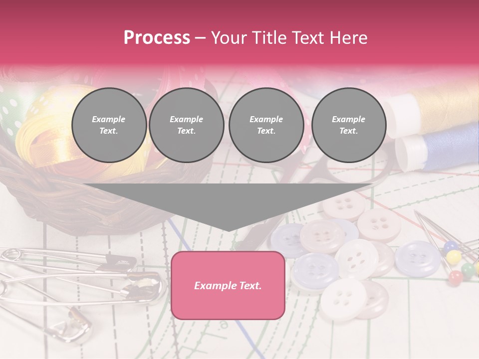 Sharp Homemade Threads PowerPoint Template