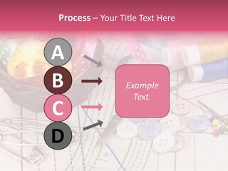 Sharp Homemade Threads PowerPoint Template