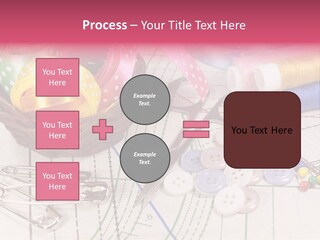 Sharp Homemade Threads PowerPoint Template