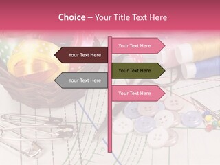 Sharp Homemade Threads PowerPoint Template