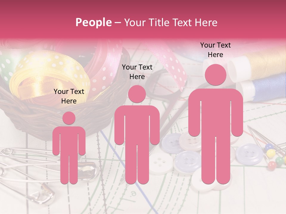 Sharp Homemade Threads PowerPoint Template
