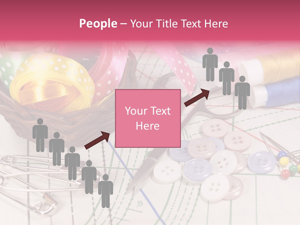 Sharp Homemade Threads PowerPoint Template