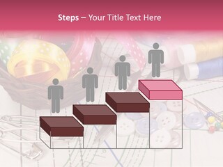 Sharp Homemade Threads PowerPoint Template