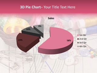 Sharp Homemade Threads PowerPoint Template