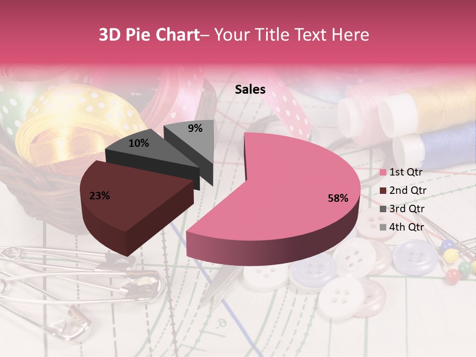 Sharp Homemade Threads PowerPoint Template