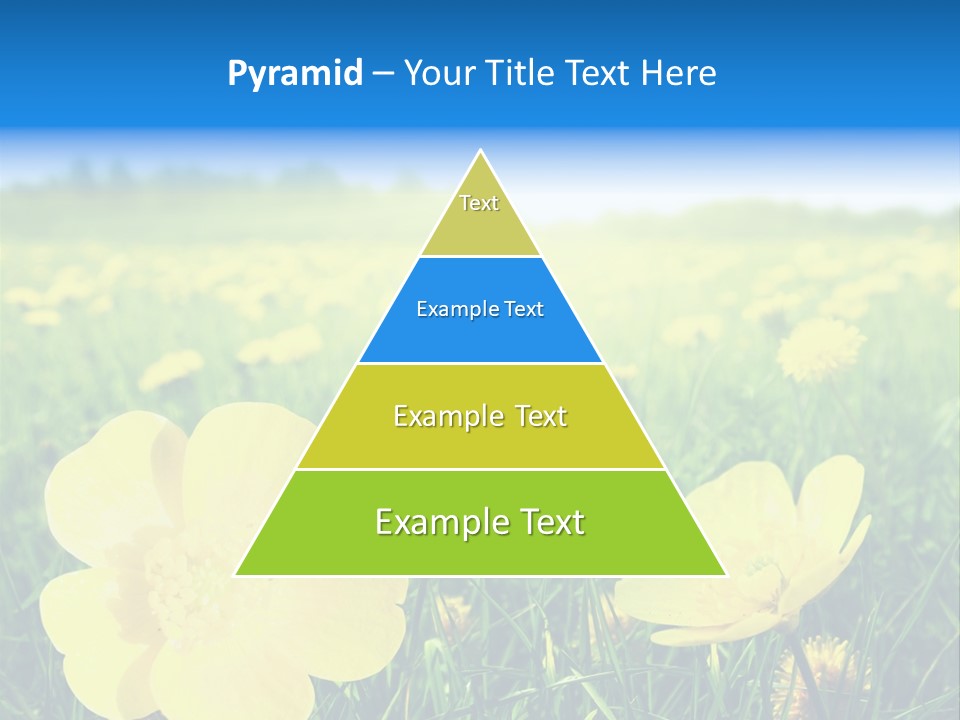 Blue Pasture Farmland PowerPoint Template