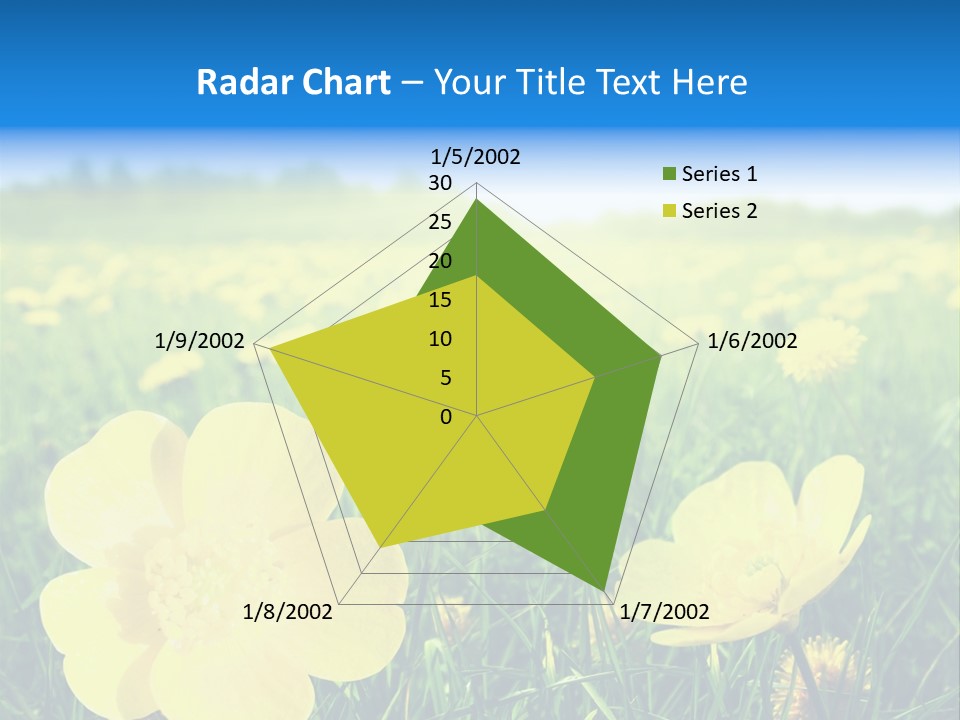Blue Pasture Farmland PowerPoint Template