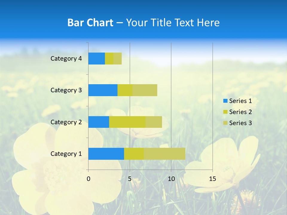 Blue Pasture Farmland PowerPoint Template