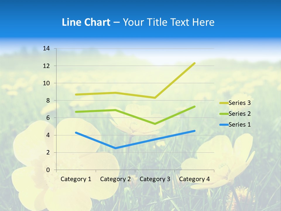 Blue Pasture Farmland PowerPoint Template