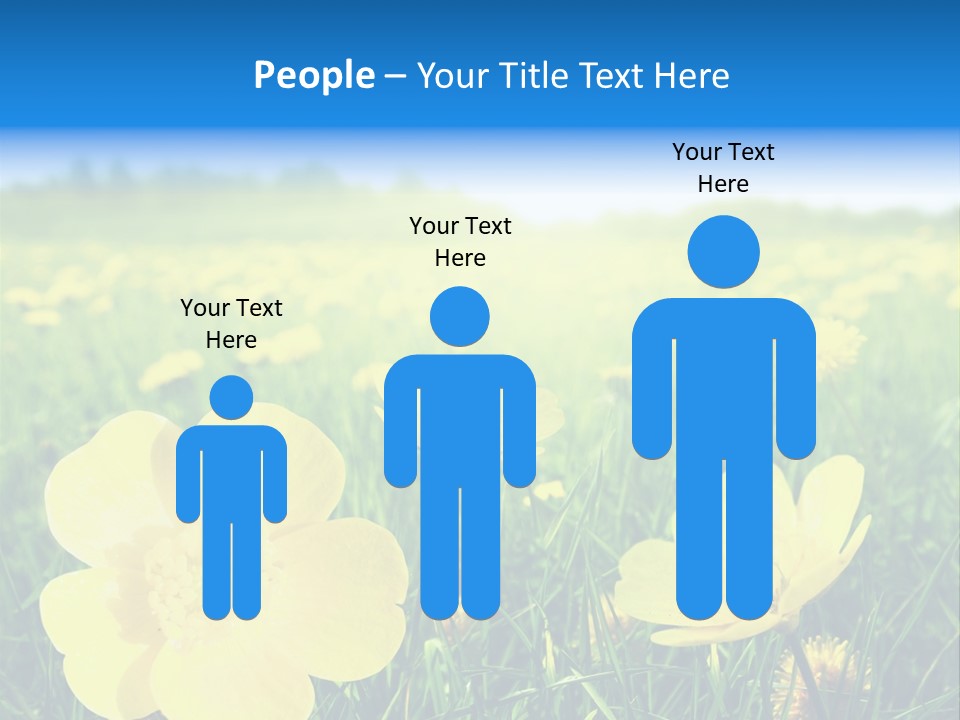 Blue Pasture Farmland PowerPoint Template