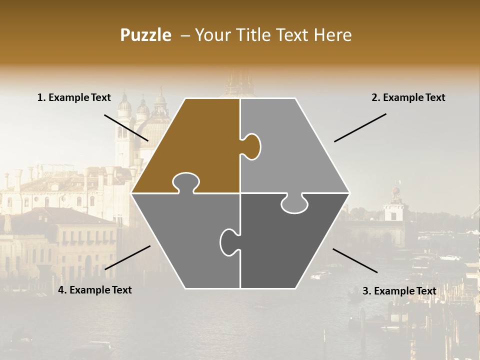 Transport Dawn Landmark PowerPoint Template