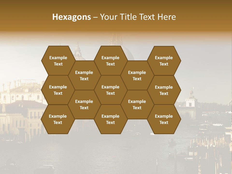 Transport Dawn Landmark PowerPoint Template