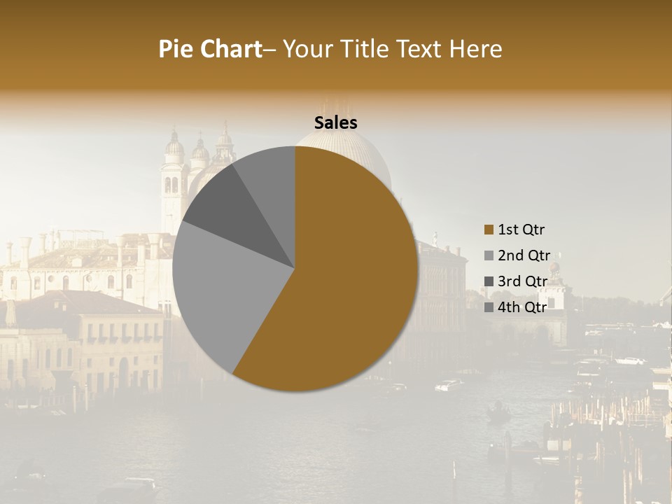 Transport Dawn Landmark PowerPoint Template
