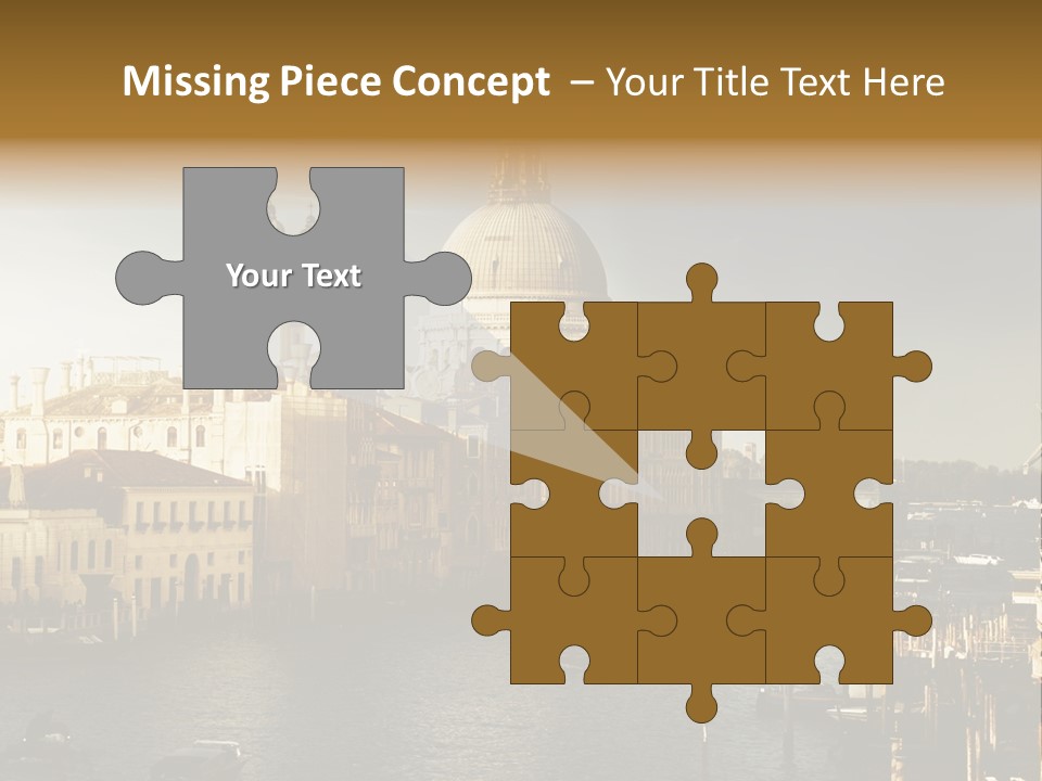 Transport Dawn Landmark PowerPoint Template