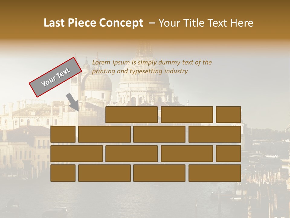 Transport Dawn Landmark PowerPoint Template