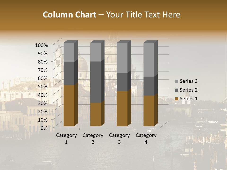 Transport Dawn Landmark PowerPoint Template