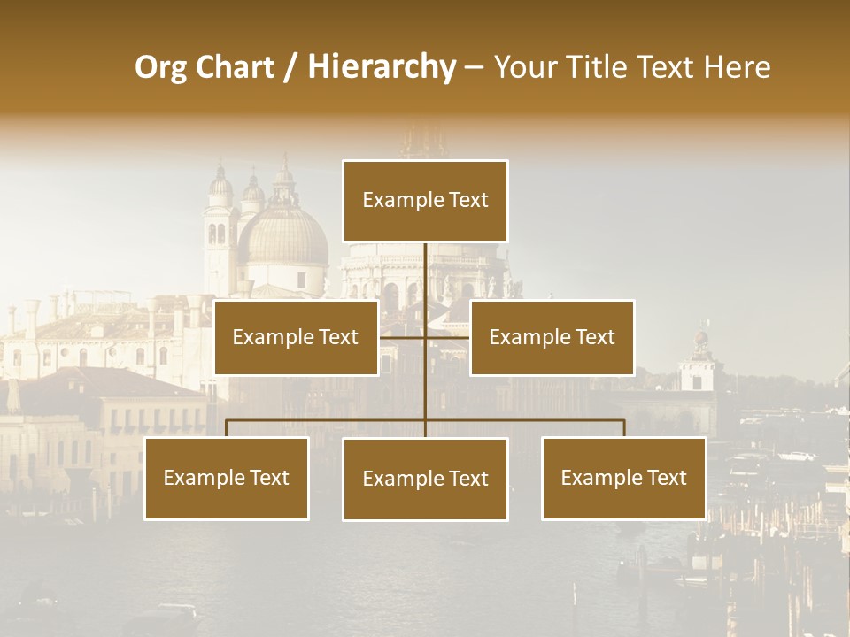 Transport Dawn Landmark PowerPoint Template