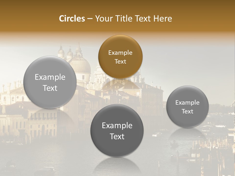 Transport Dawn Landmark PowerPoint Template