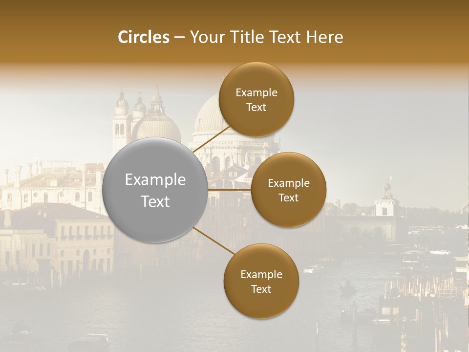 Transport Dawn Landmark PowerPoint Template