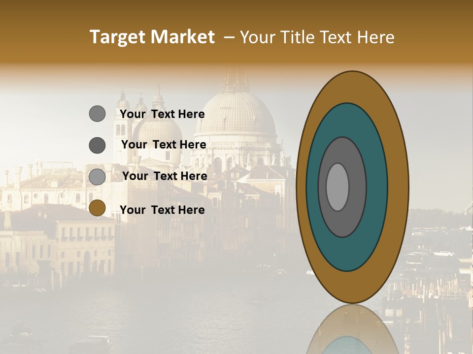 Transport Dawn Landmark PowerPoint Template