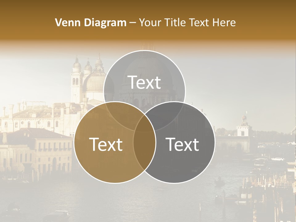 Transport Dawn Landmark PowerPoint Template