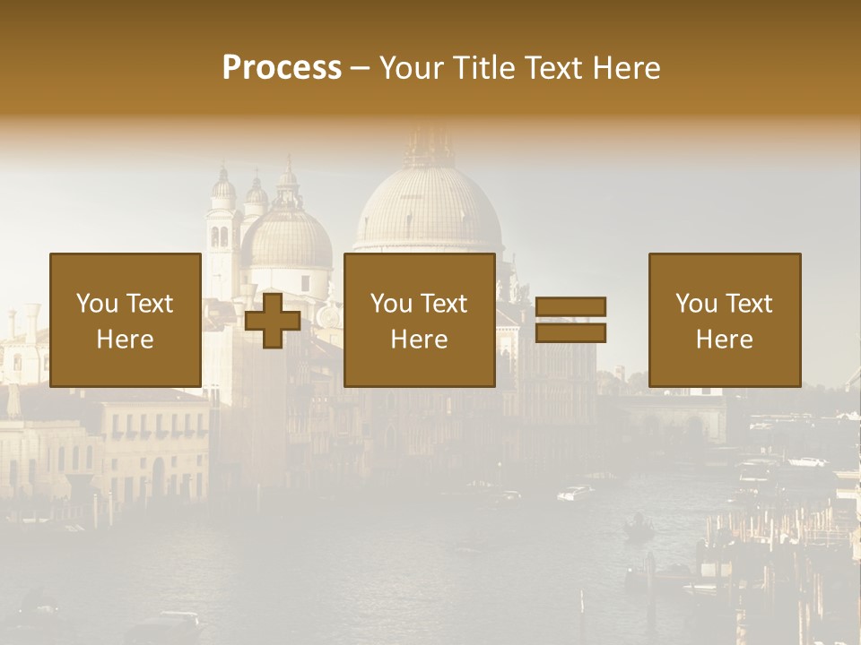Transport Dawn Landmark PowerPoint Template
