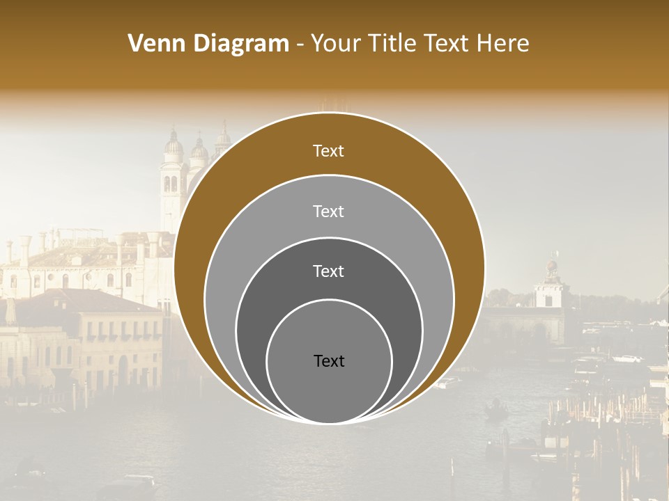 Transport Dawn Landmark PowerPoint Template