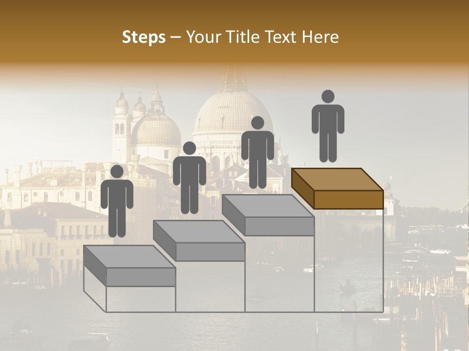 Transport Dawn Landmark PowerPoint Template