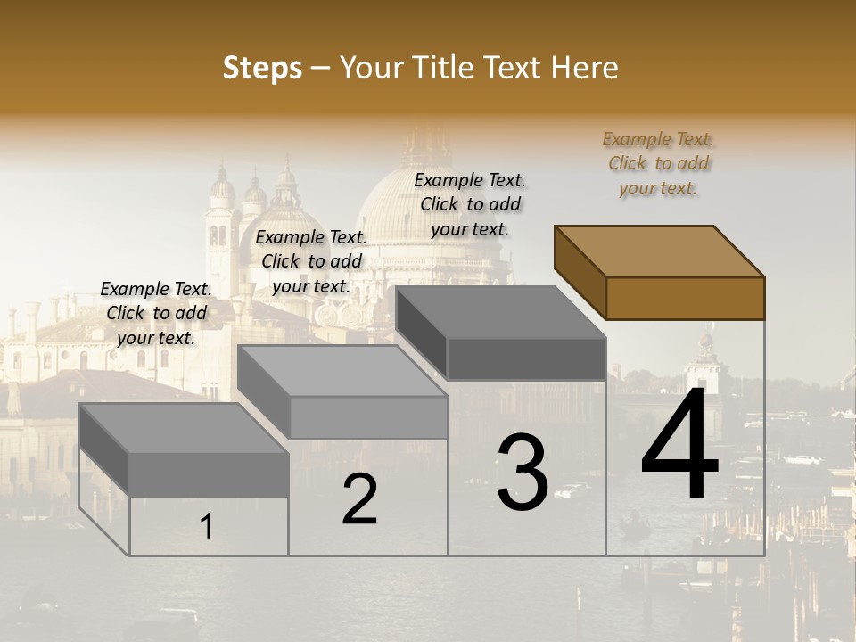 Transport Dawn Landmark PowerPoint Template