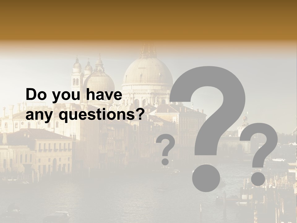 Transport Dawn Landmark PowerPoint Template