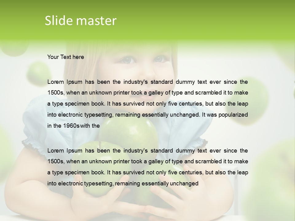 Snack Natural Cheerful PowerPoint Template