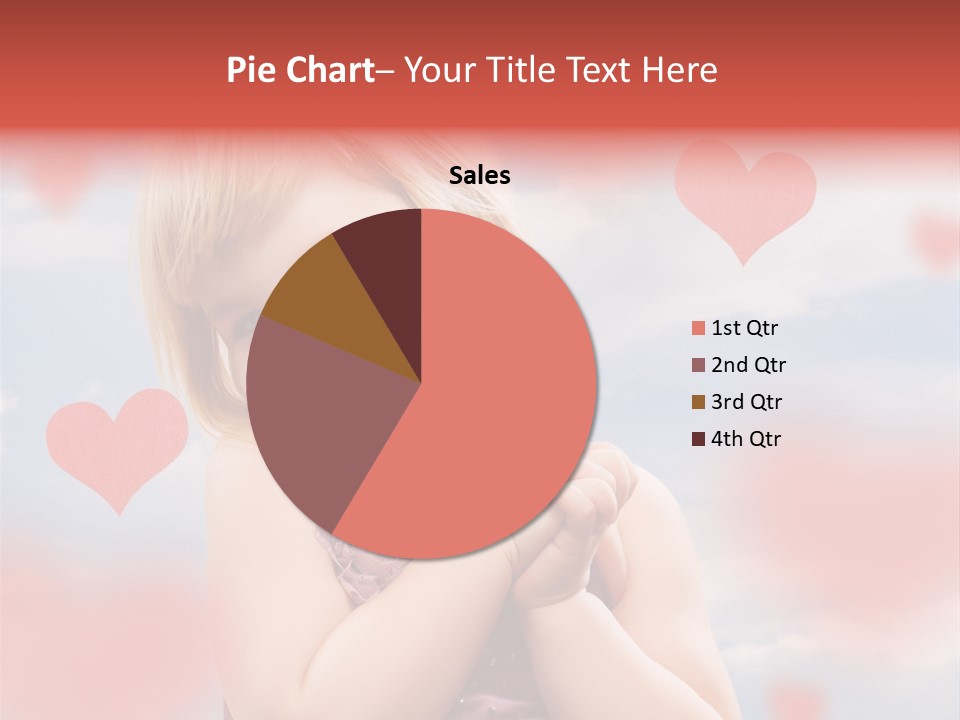 Affectionate Hand Little PowerPoint Template