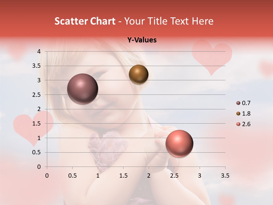 Affectionate Hand Little PowerPoint Template