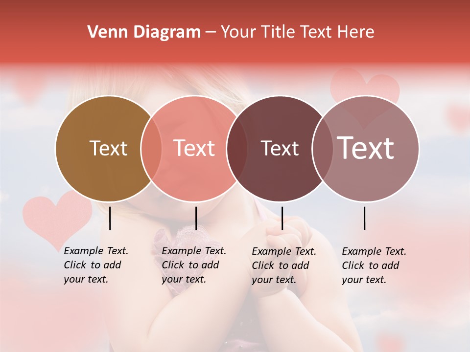 Affectionate Hand Little PowerPoint Template