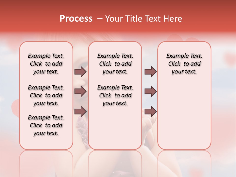 Affectionate Hand Little PowerPoint Template