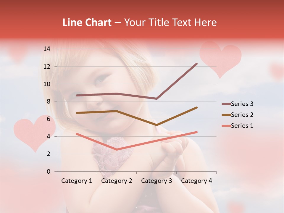 Affectionate Hand Little PowerPoint Template