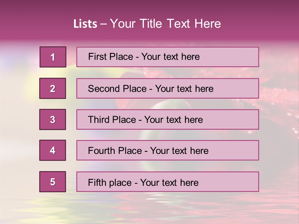 Summer Details Floral PowerPoint Template